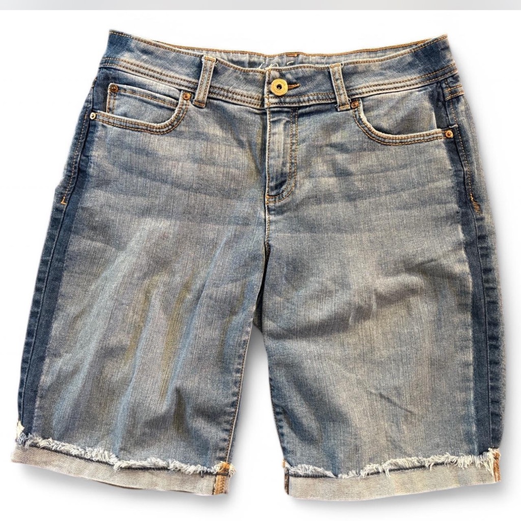 Inc International Concepts Blue Jean Bermuda Shorts Retail 60 8p
